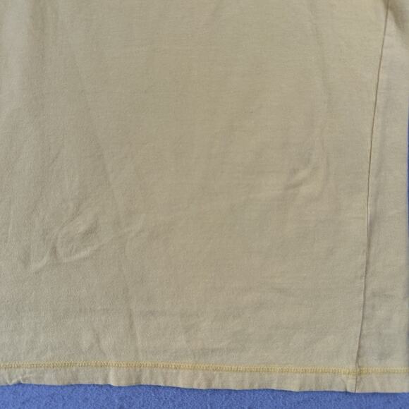 Vtg‎ Y2K Bugle Boy T-Shirt Men’s Large Yellow Skull Gothic Armor Tattoo Print - Picture 15 of 16